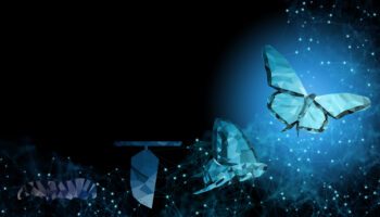 Background,Of,Abstract,Fintech,Financial,Technology,Transformation,Innovation,Like,Butterfly