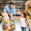 Father,And,Daughter,Doing,Shopping,In,Grocery,Store