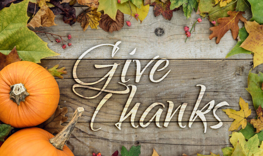 Give,Thanks,Holiday,Card